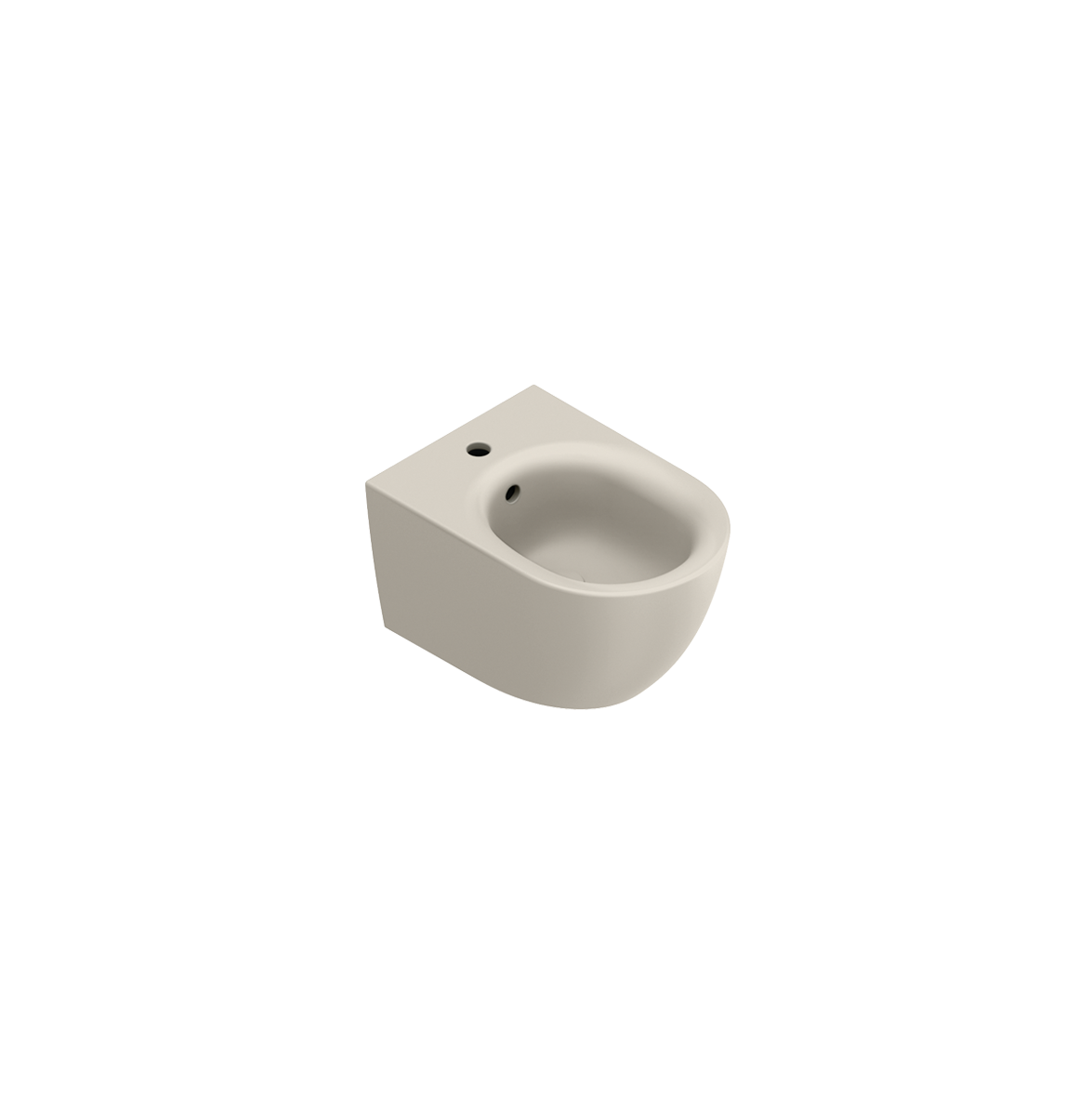 Bidet Sfera 50 Wall Hung Satin Sabbia Sanitary Ware Wall Hung